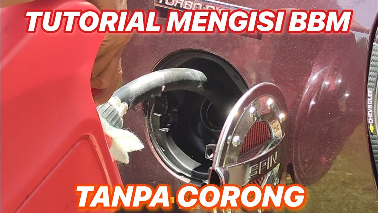 TUTORIAL ISI BBM PAKAI JERIGEN TANPA CORONG