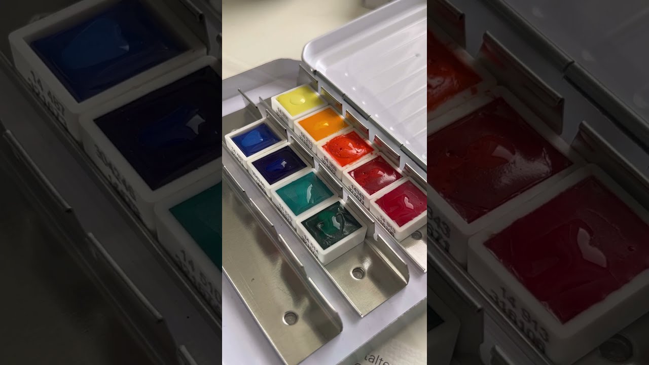 SCHMINCKE UNBOXING: The Exceptional Set #short #horadam #watercolor