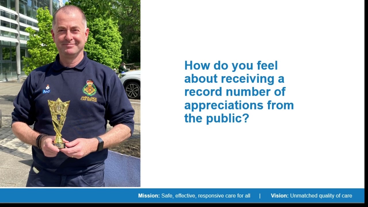 Volunteering with North East Ambulance Service