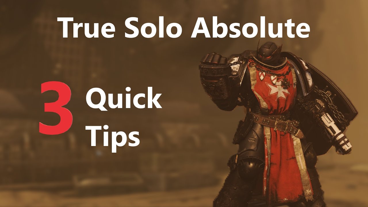 3 Quick Tips to Conquer True Solo Absolute - Space Marine 2