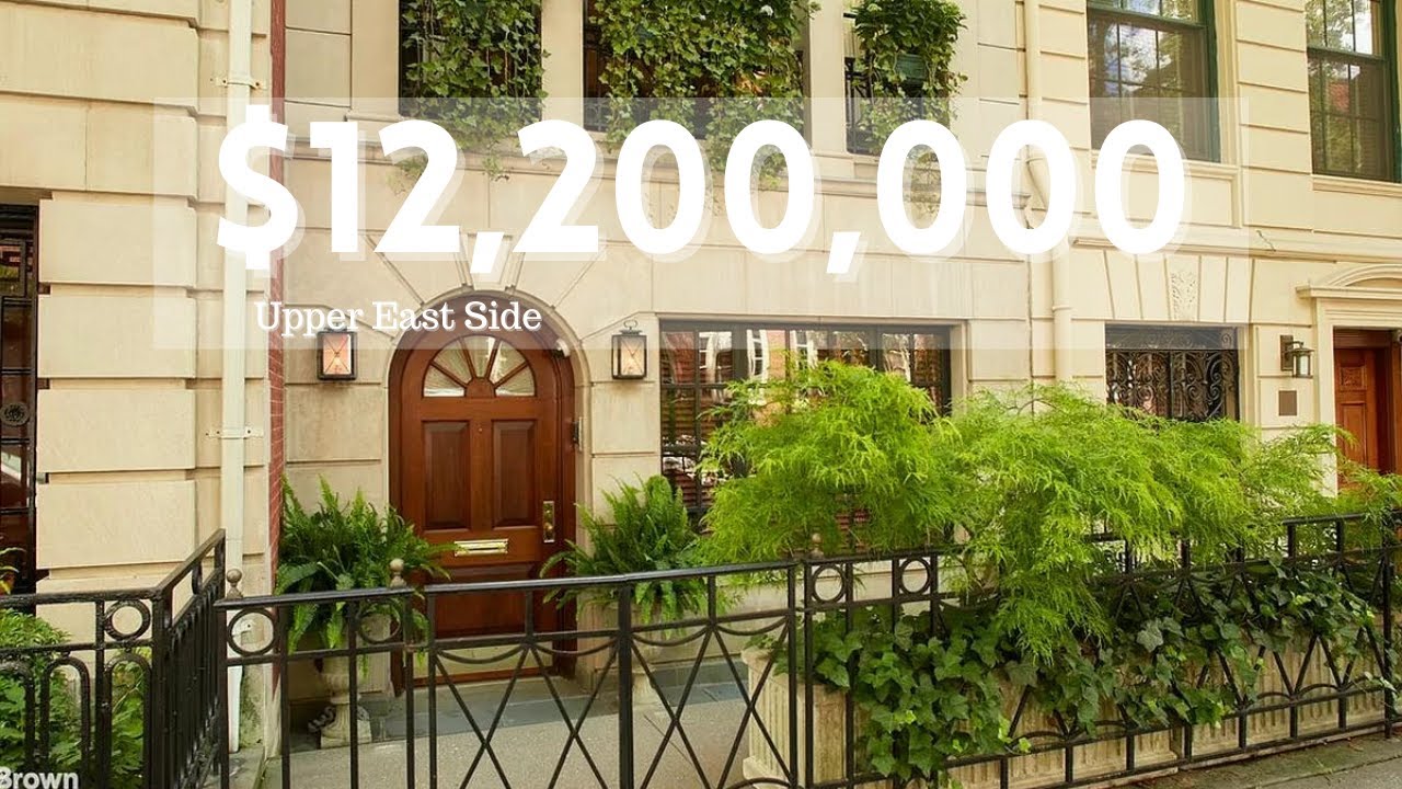 Inside a $12.2 Million Upper East Side, NYC Townhouse | 5-story house, Garden, Open Kitchen, Dining