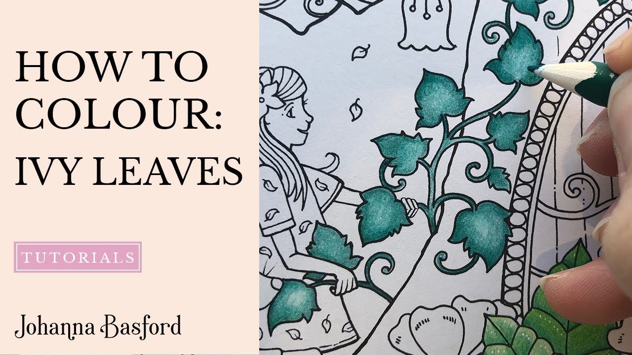Colouring Tutorial : 3 ways to Colour Leaves in Ivy and the Inky Butterfly