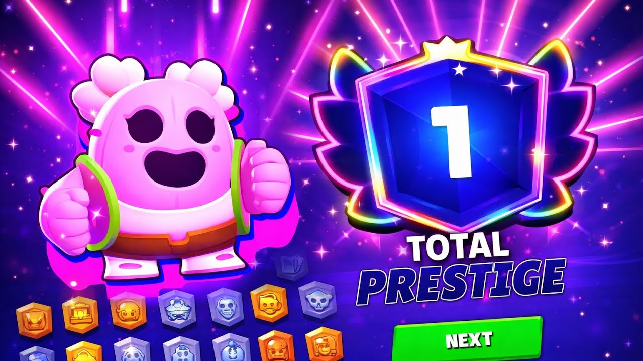 Brawl Stars: After So Long… I Finally Got Prestige 1 😭#brawlstars #brawltalk #brawlstarsgame