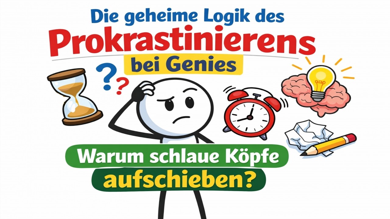 Die geheime Logik des Prokrastinierens bei Genies