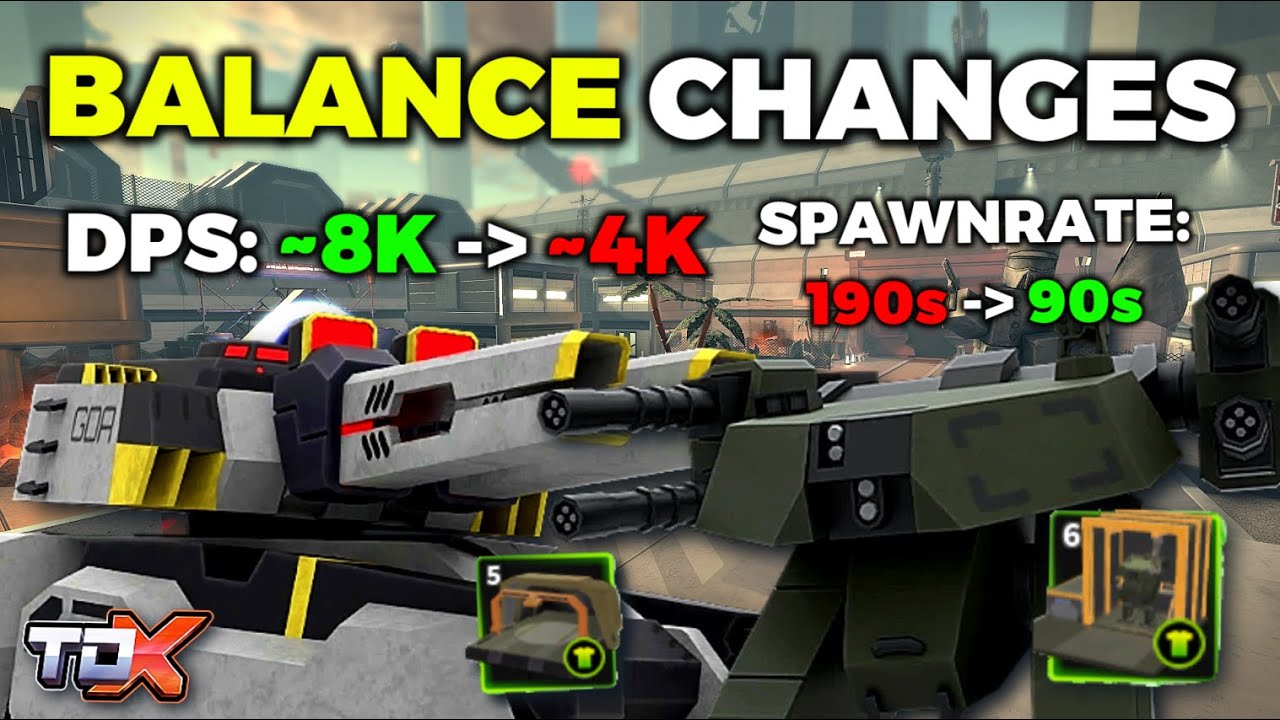 EVERY MAJOR Balance Change in the ULTRA Mode Update! (Roblox TDX)