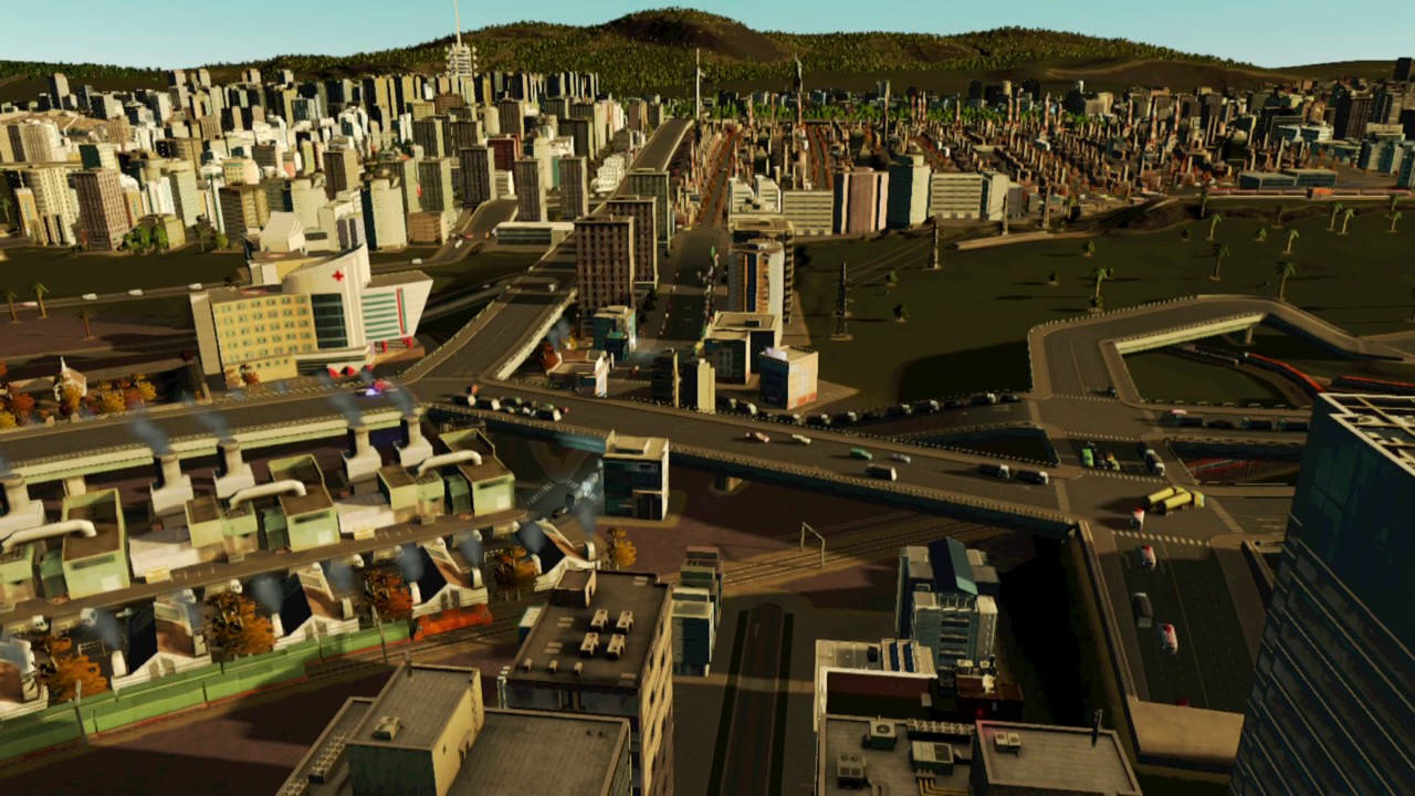 Nintendo Switch Cities: Skylines with 200k+ population.