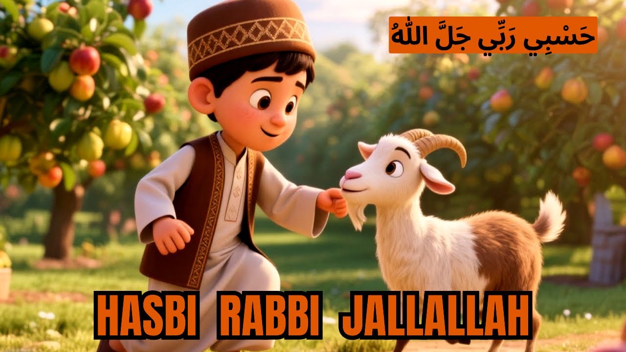 Hasbi Rabbi Jallallah Naat, Islamic Cartoon Lullaby for Kids,Beautiful Sleeping Mozart for Babies 64