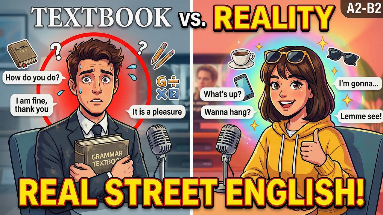 They NEVER Taught You This in School! Real Street English vs. Textbook English