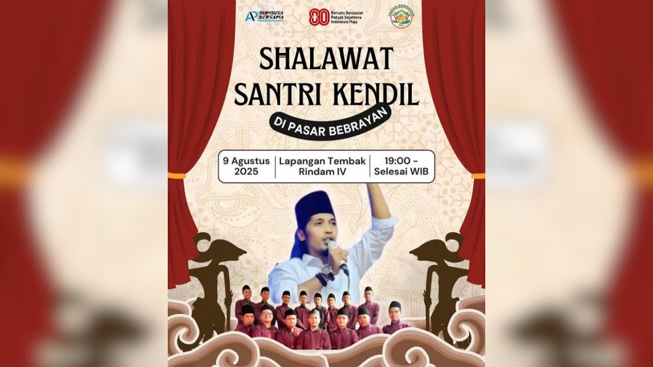 ⭕ PASAR BEBRAYAN BERSHOLAWAT BERSAMA SANTRI KENDIEL PURWOREJO