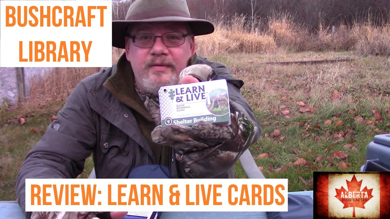 Bushcraft Library: Learn and Live Cards
