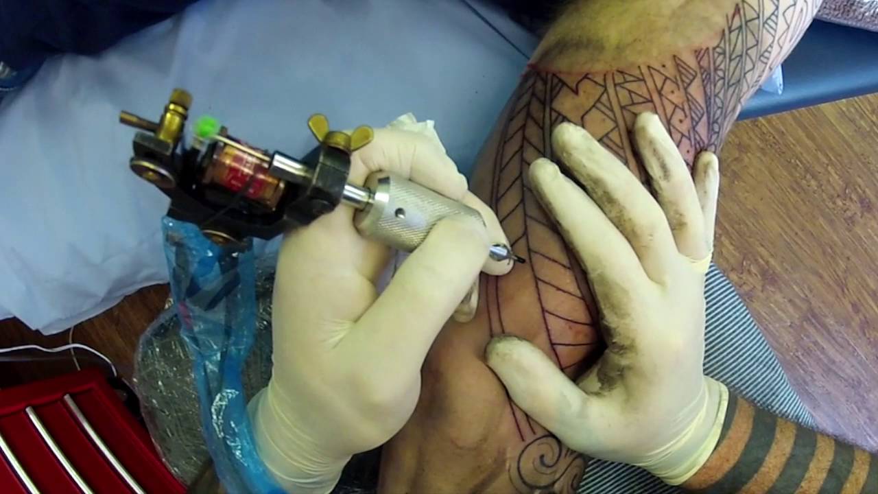 Irish Street Tattoo Polynesian Inspired Freehand Linework