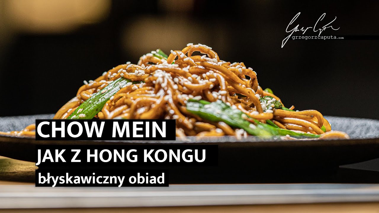 CHOW MEIN JAK Z HONG KONGU - PRZEPIS NA BŁYSKAWICZNE DANIE - 4K