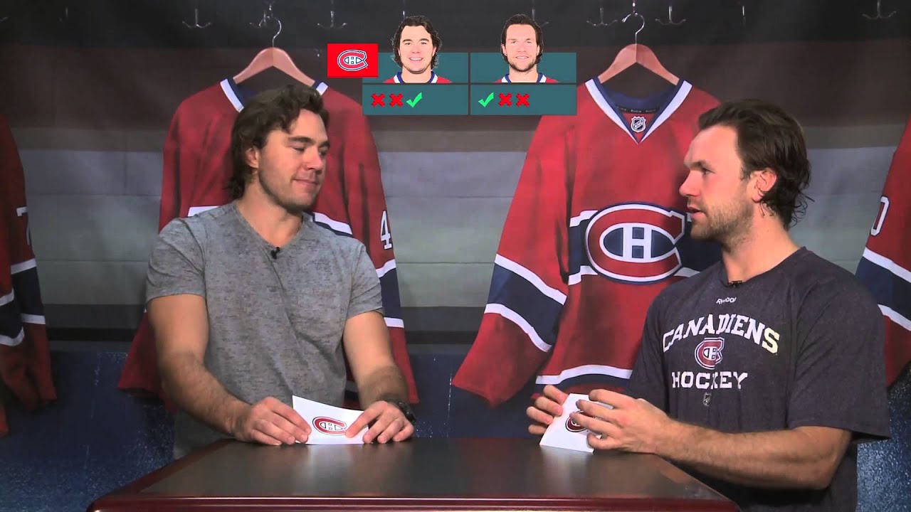 Me connais-tu… vraiment? P.-A. Parenteau et David Desharnais