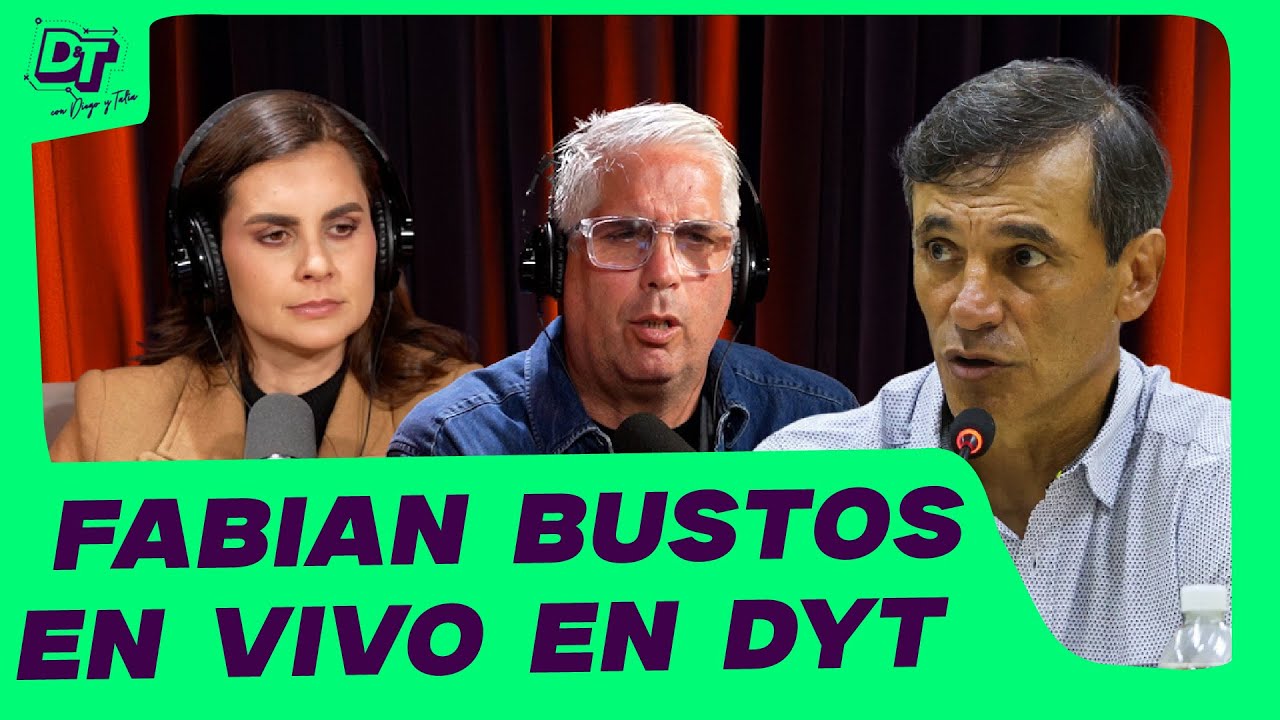 FABIAN BUSTOS EN VIVO EN DYT - D&T con Diego Rebagliati y Talia Azcarate