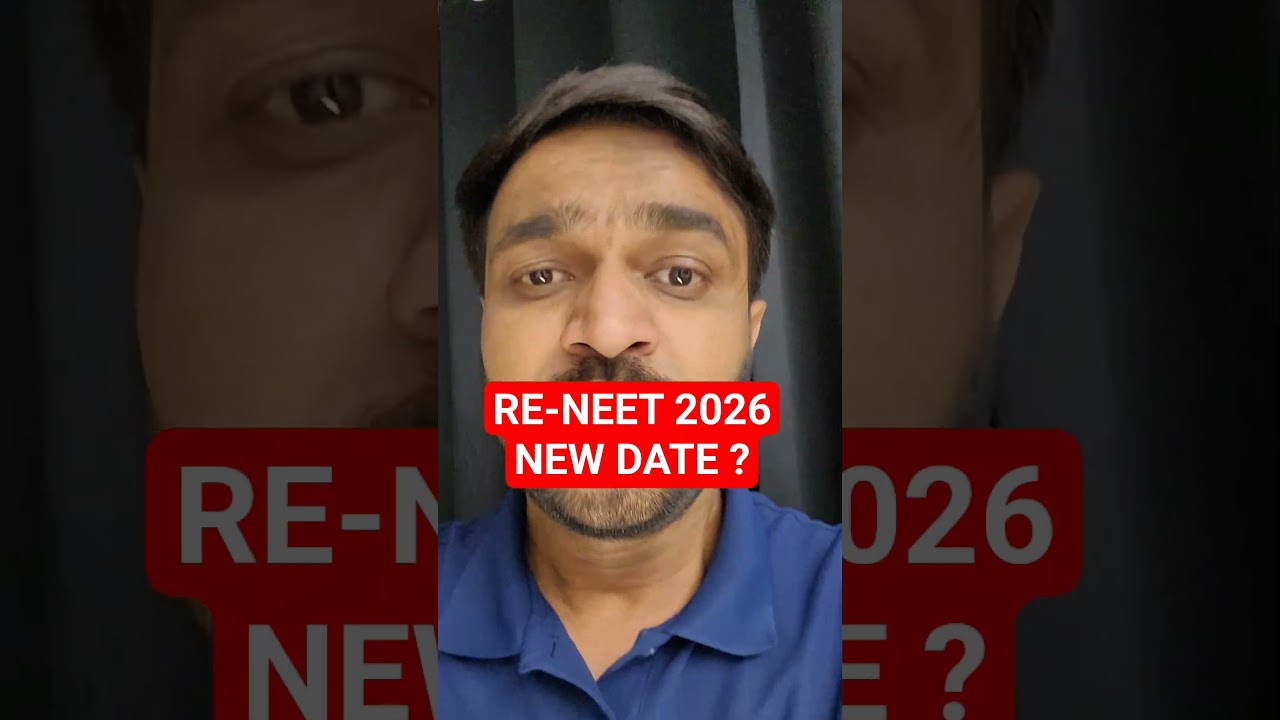 RE-NEET 2026 NEW DATE FOT NEET #neet2026 #reneet
