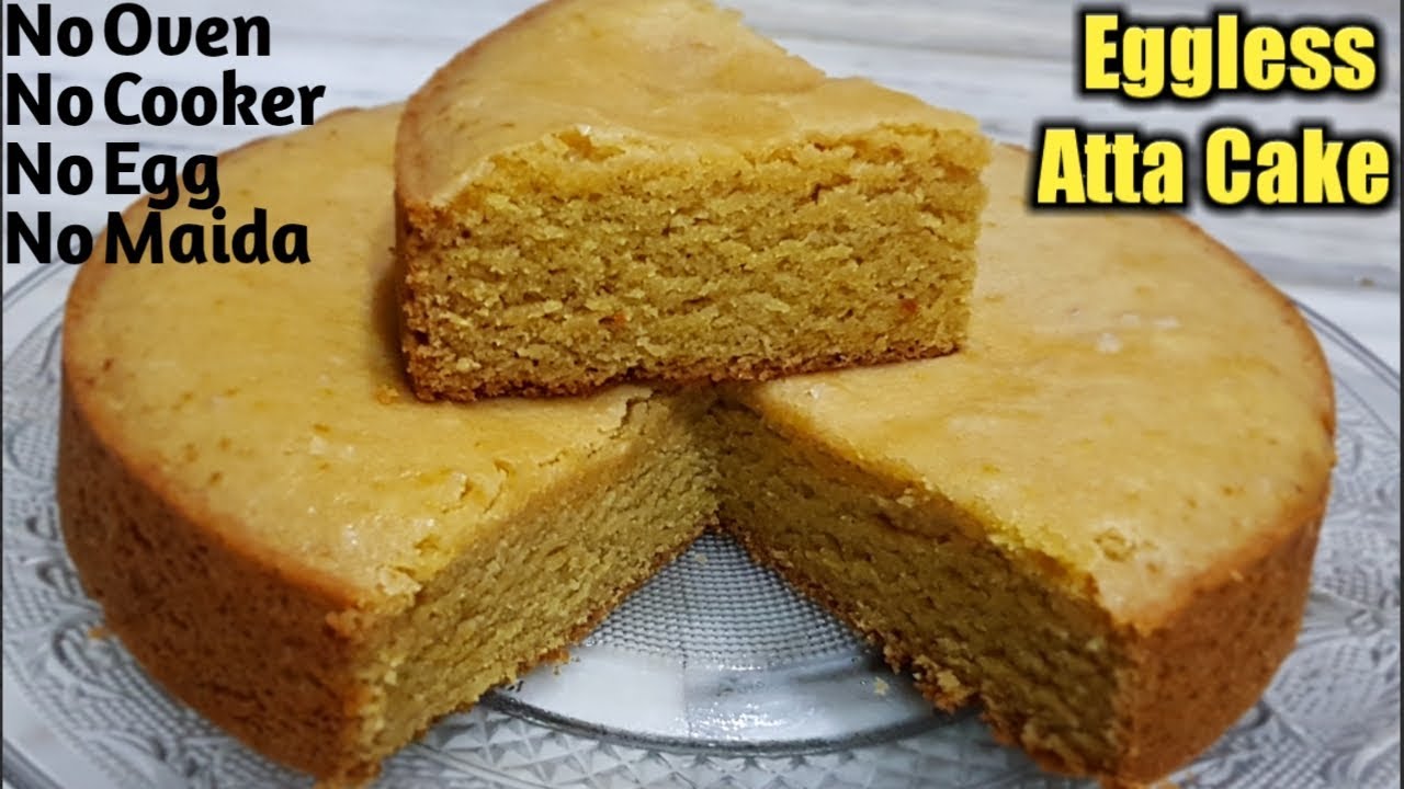 Atta Cake Recipe | Atta Cake | Eggless Atta Cake Without Oven | Kitchen Affairs