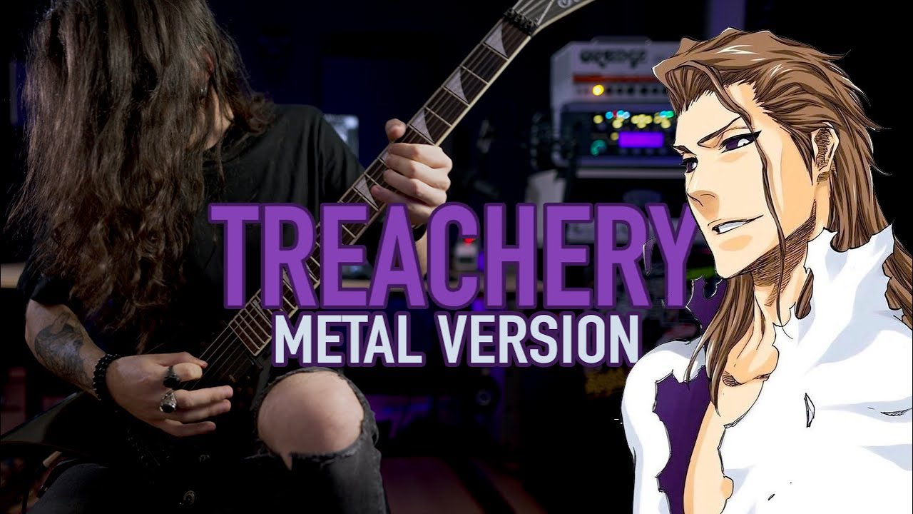 TREACHERY (Aizen Theme From BLEACH) | METAL COVER by Rocco Minichiello