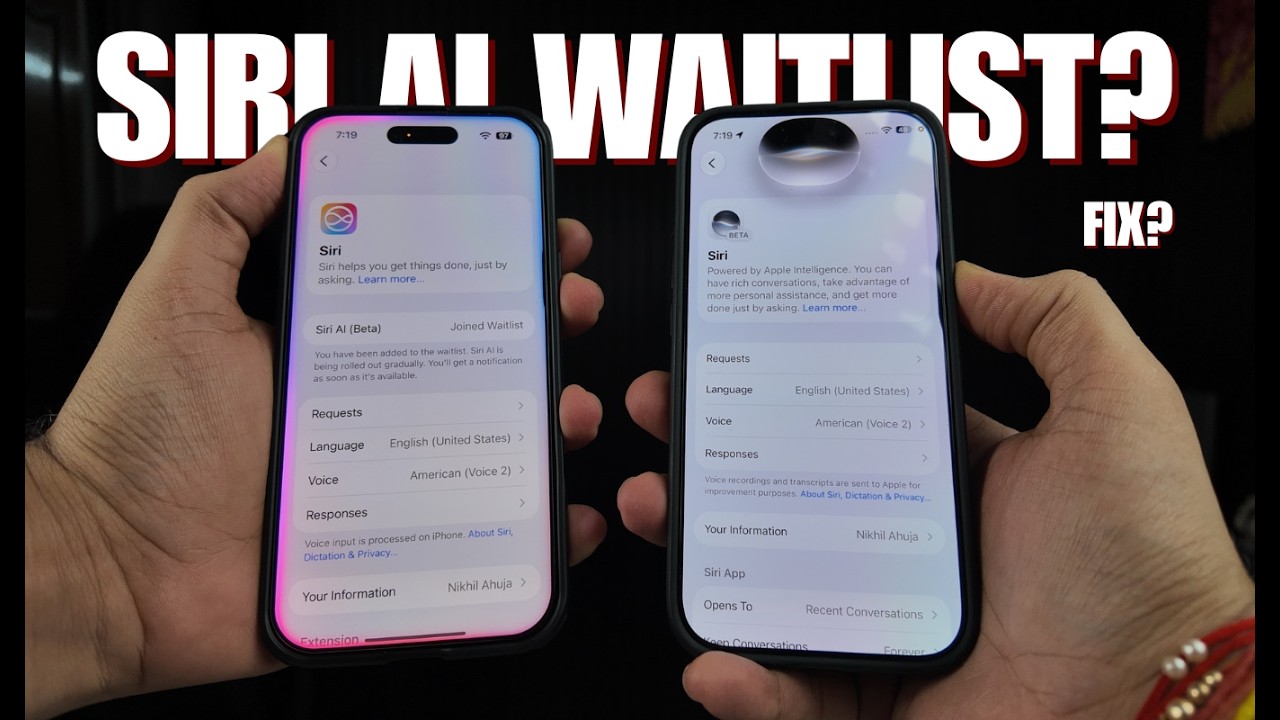 Siri AI not working? Waitlist problem in iOS 27?