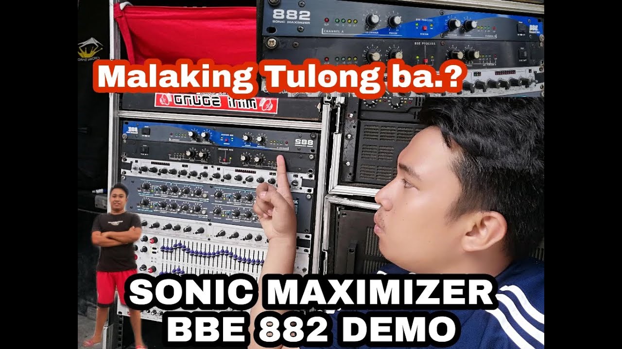 Sonic Maximizer BBE 882 Demo & Connection in 3 way Set-up