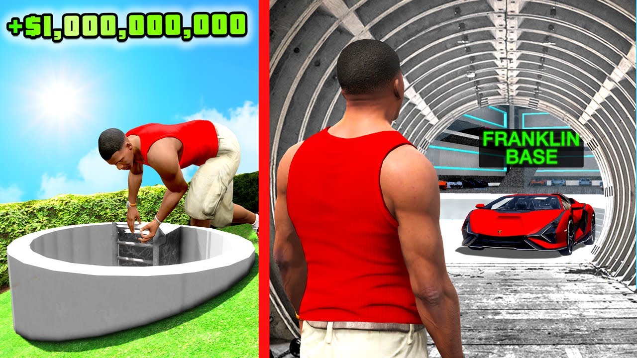 ПОДЗЕМНЫЙ БУНКЕР Франклина в GTA 5! (Секрет)