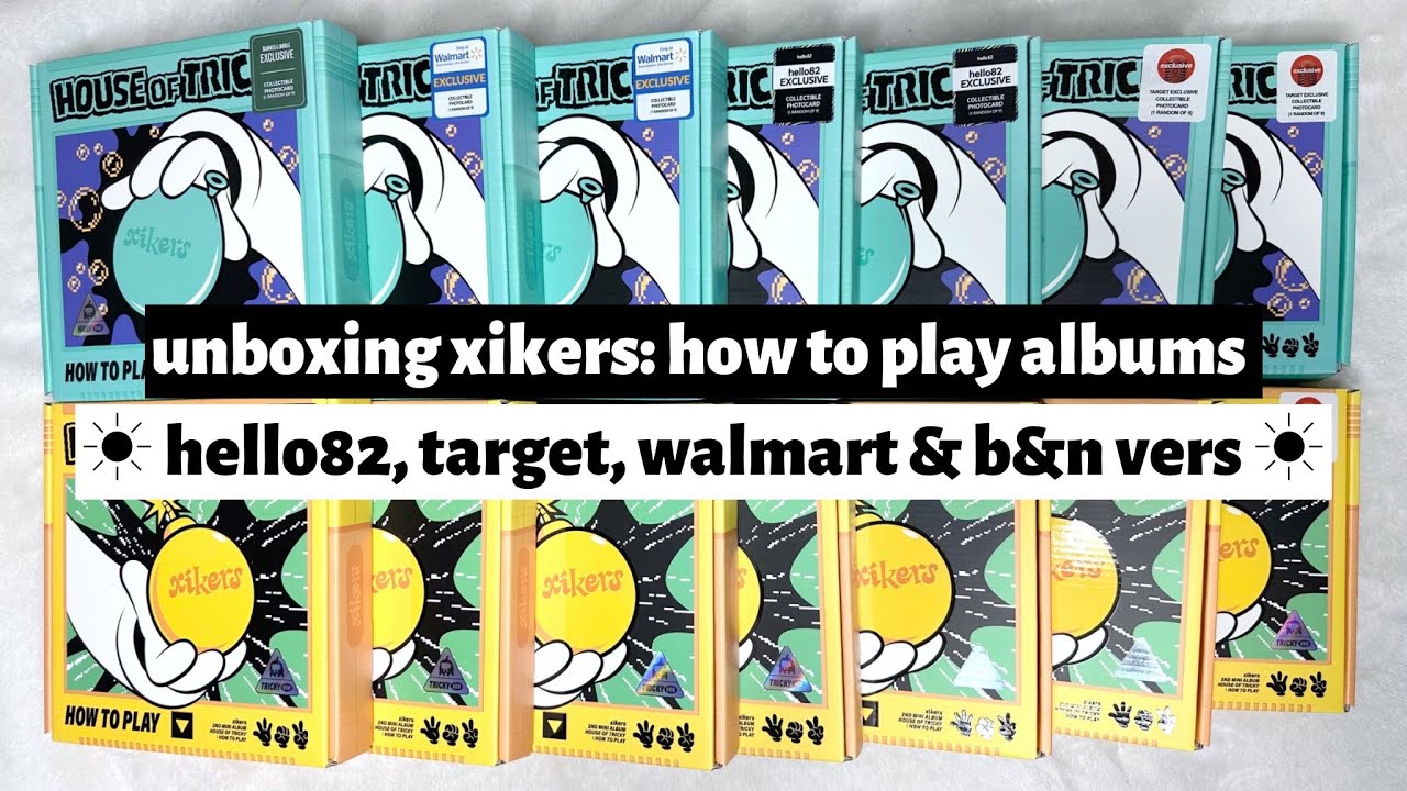☼ unboxing xikers: how to play albums ☀︎ hello82, target, walmart, & b&n exclusive versions ☼