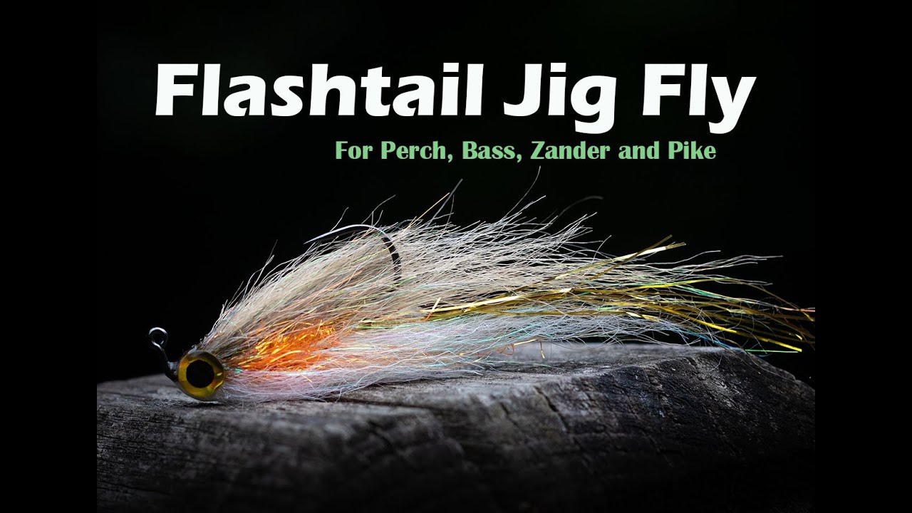 Tying a Flashtail Jig Fly for Perch, Bass, Zander and Pike