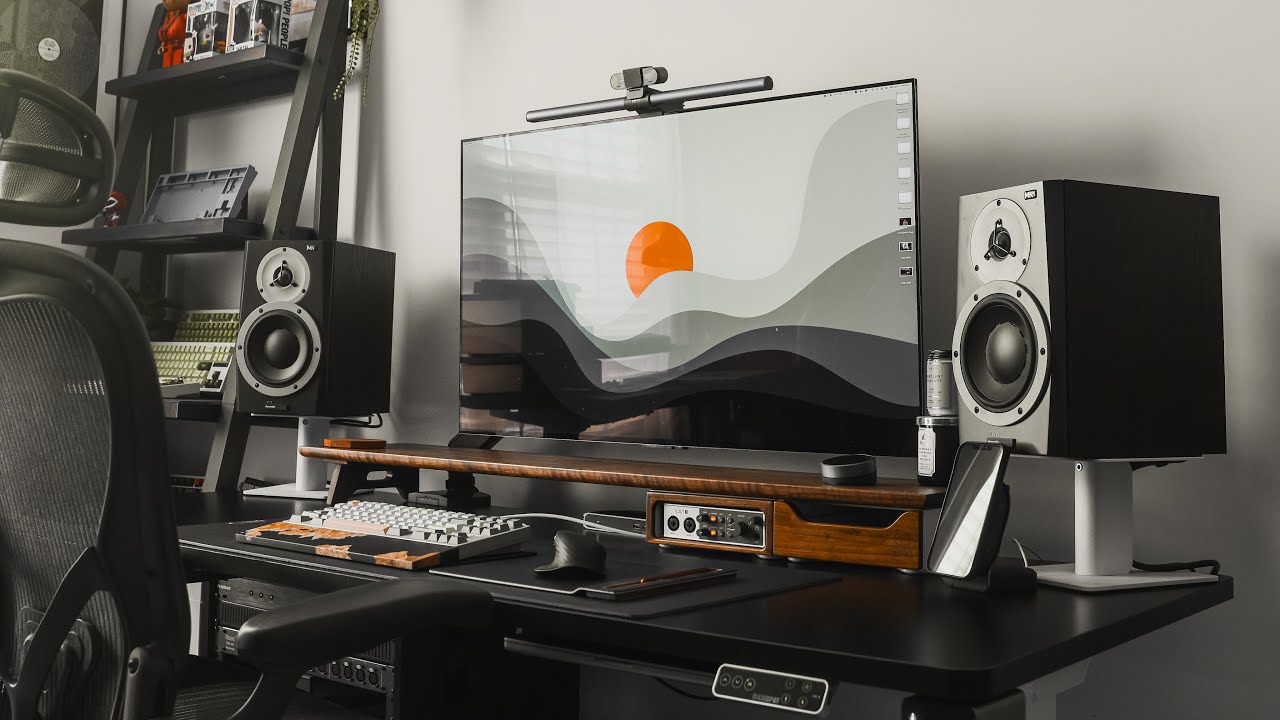 My NEW Apartment Desk Setup 2023 // My Best Home Office So Far // Full Tour and Office Setup