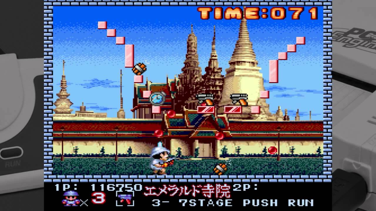 Pomping World (Pang) on the PC Engine CD (Letsplay/Gameplay)