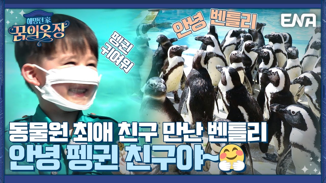아프리카 펭귄 먹이 주러 샘총사 막내 벤틀리가 나가신다ヾ(๑ㆁᗜㆁ๑)ﾉ&rdquo; I 해밍턴家(가) 꿈의 옷장 I EP02 I ENA 채널 I 매주 금요일 저녁 8시