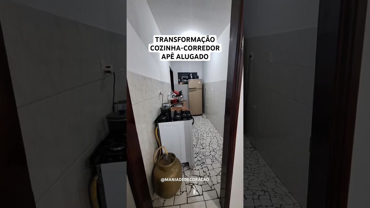 Transforma&ccedil;&atilde;o de uma cozinha pequena num ap&ecirc; alugado!