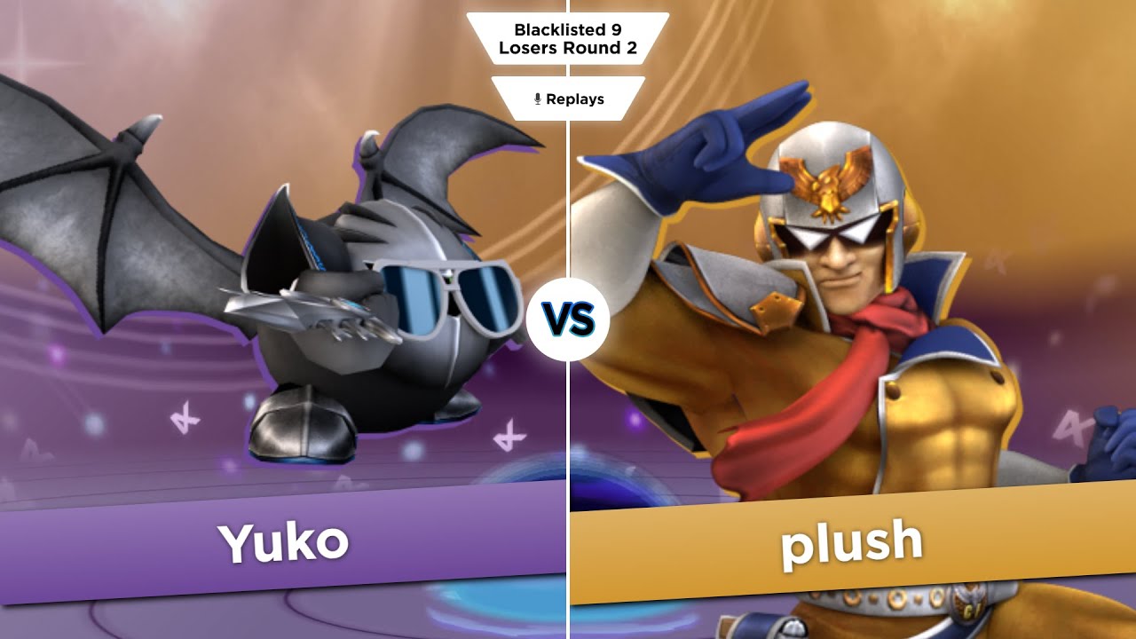Blacklisted 9 LR2 - Yuko (Meta Knight) vs plush (Captain Falcon)