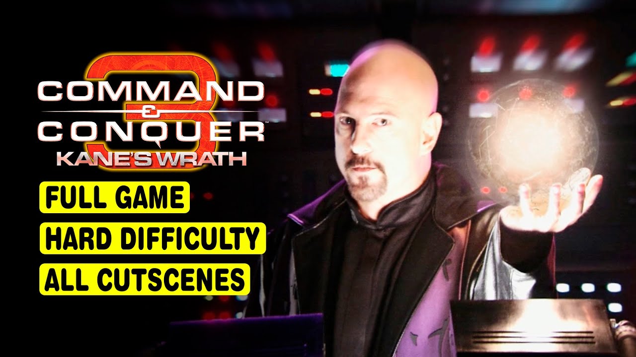 C&C 3 KANE'S WRATH • FULL GAME 100% • HARD DIFFICULTY • ALL CUTSCENES • NO COMMENTARY