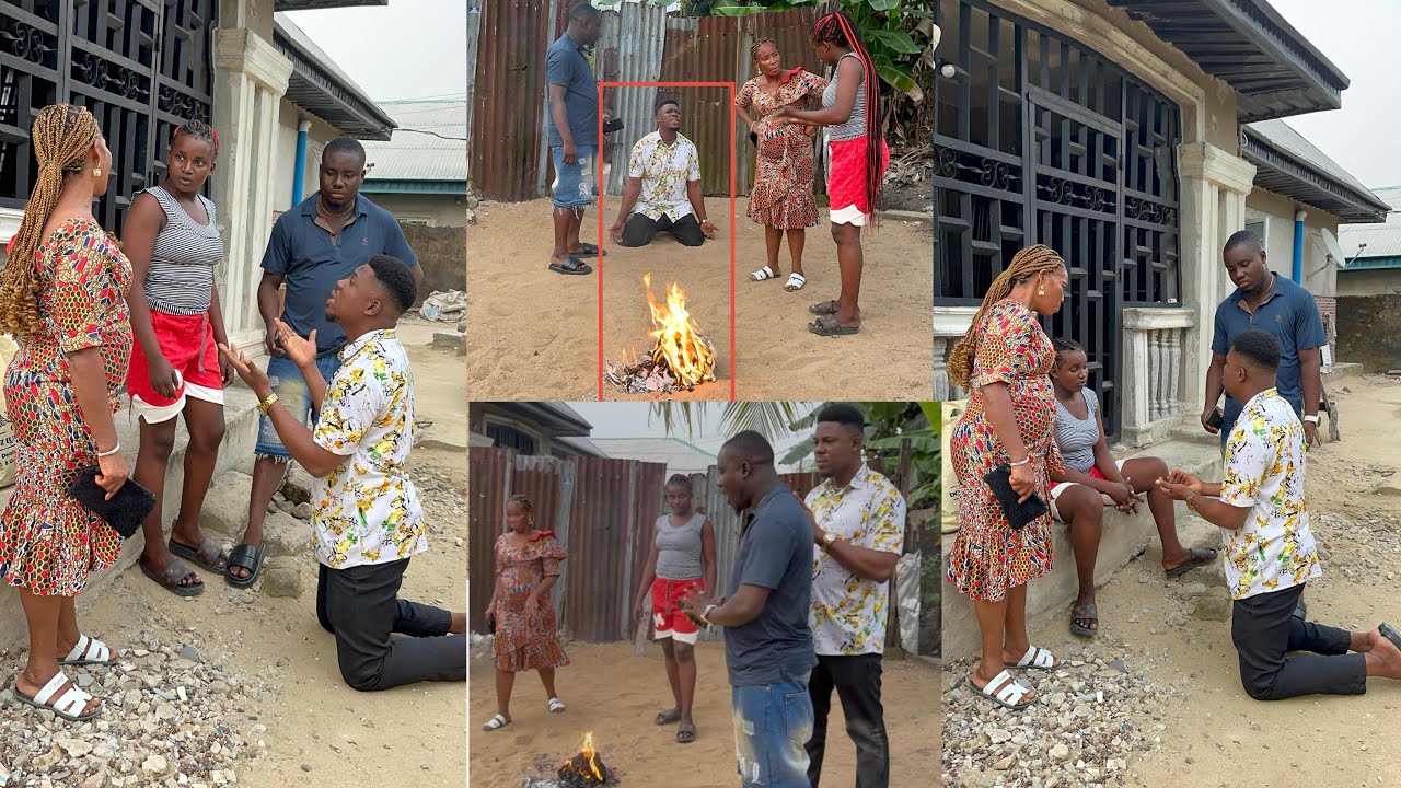 Joy burnt the clothes and watch man from South Africa got for her because she dont want to marry him