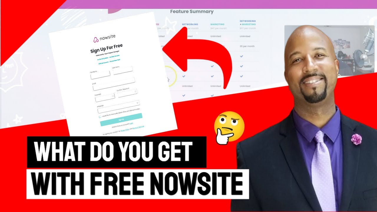 Nowsite | Что вы получаете как бесплатный участник Nowsite? 🤔 [посмотрите на это] | Маркетинг Now...