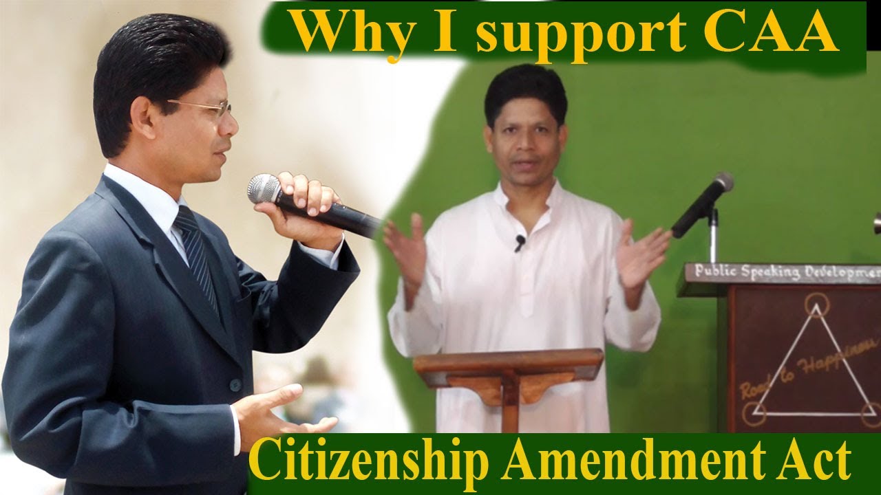 Why I support Citizenship Amendment Act (CAA)? If get Citizenship, they will  live in peace .