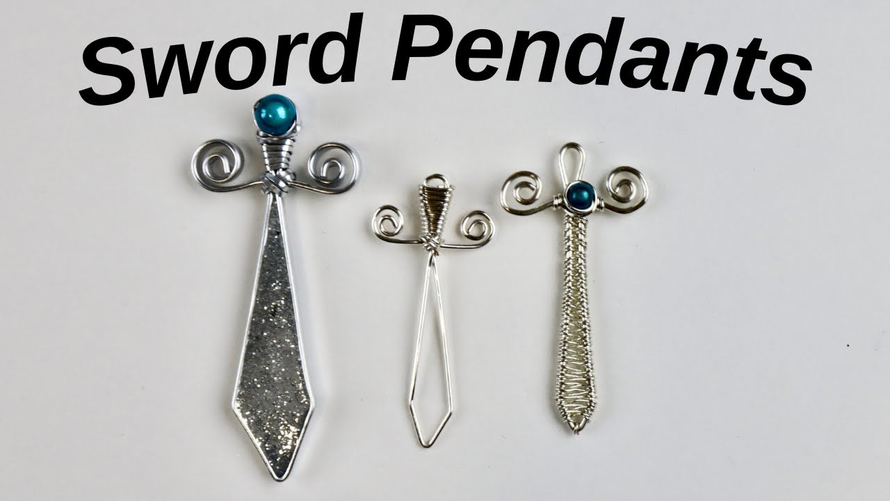 Make Your Own Sword Pendant - Wire Jewelry Making Tutorial