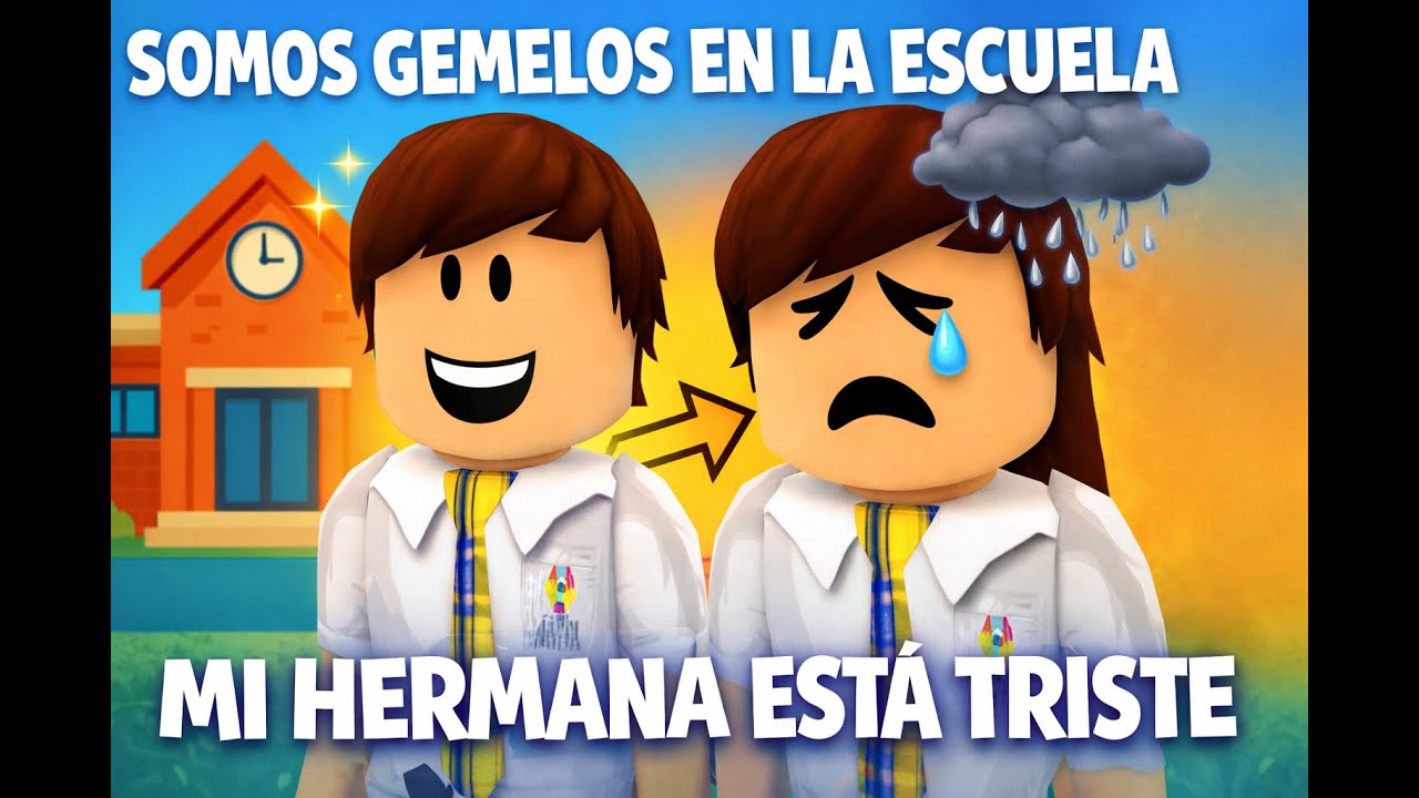 Gemelos en la escuela: ¡Ella no quiere ir! 😢📚📝