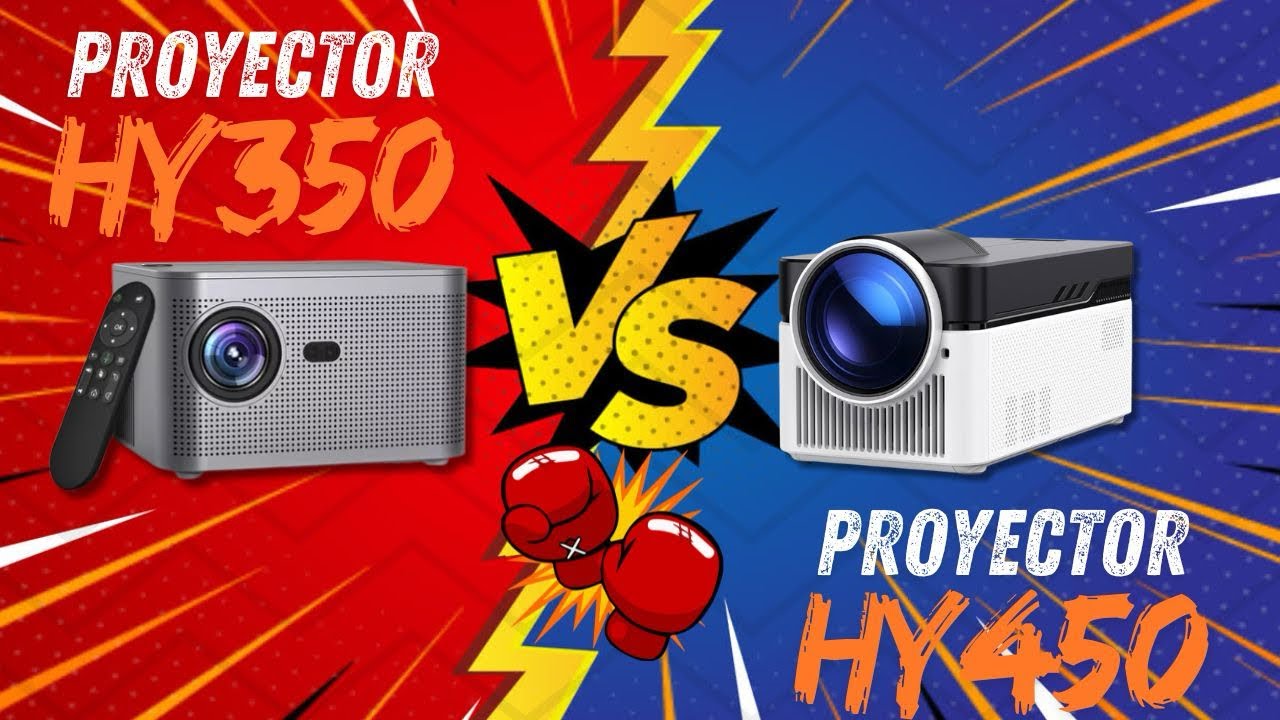 Proyector HY350 VS HY450 dos titanes se enfrentan!!!