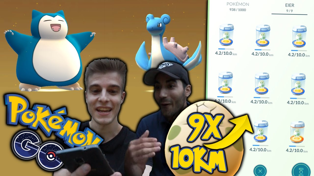 9X 10K EGG OPENING! (LIVE!) • 2X JE 9 10KM EIER AUSBRÜTEN! Pokémon Go deutsch