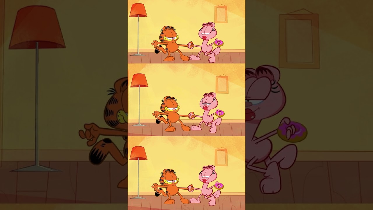 😻غارفيلد وحبيبته في موعد غرامي😻 #shorts #رسوم_متحركة #GarfieldOfficial# Garfield #فكاهة #جارفيلد