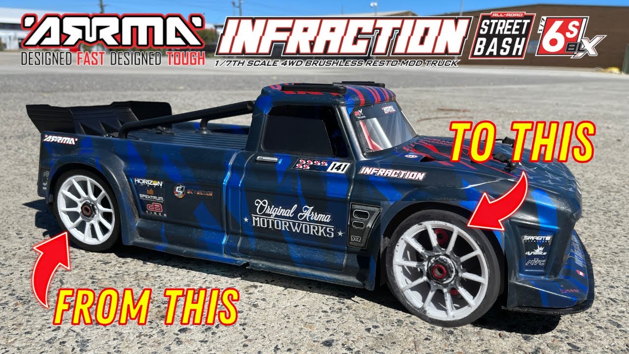 **VIPAZ are UNBELEIVEABLE** - ARRMA Infraction 6s Rim Paint Disaster - What Happened?
