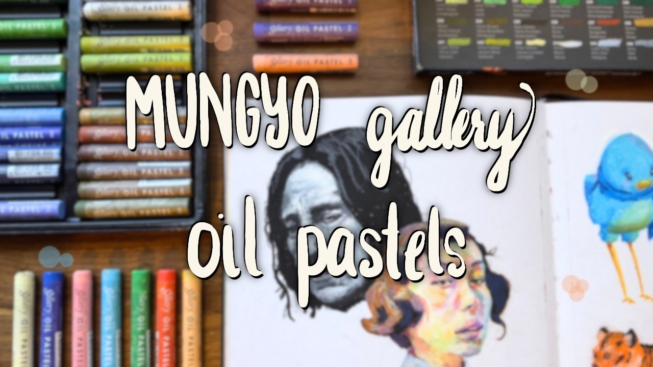 A Mungyo Gallery Oil Pastels Spread and falling in love with them