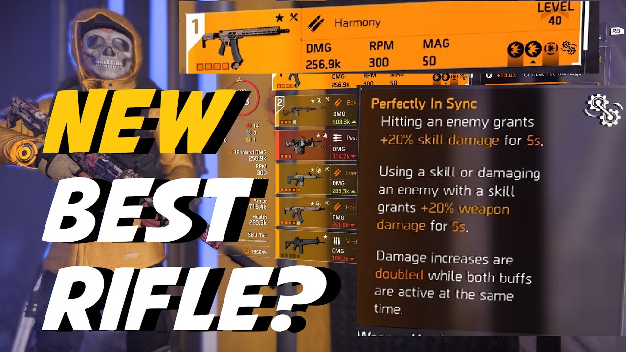 The Division 2 Harmony | *NEW* BEST RIFLE? | Named Resolute MK47 | Perfectly In Sync