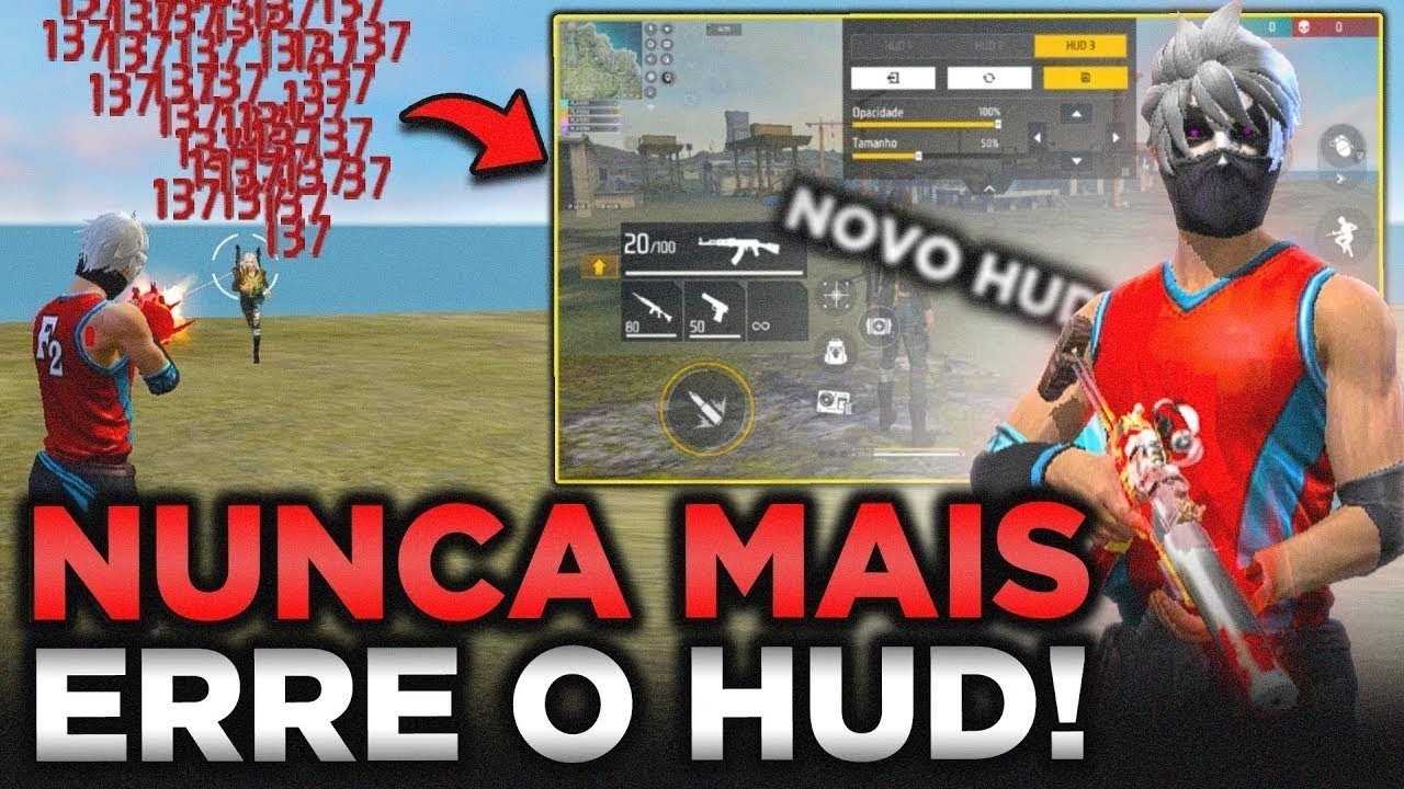 O MELHOR HUD DO FREE FIRE EM 2025 PARA MOVIMENTAR E TER MELHOR SENSIBILIDADE IGUAL EMULADOR