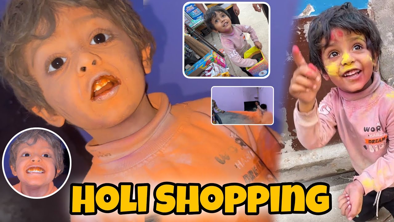 Holi Shopping Vlog😍 Vihu K Sath Kya Kar Diya ?