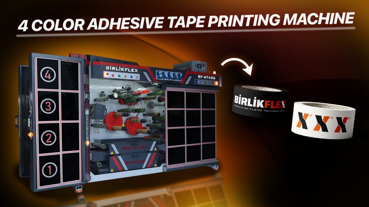 BF-AT436 | 4 Color 36 Cm Adhesive Tape Printing Machine