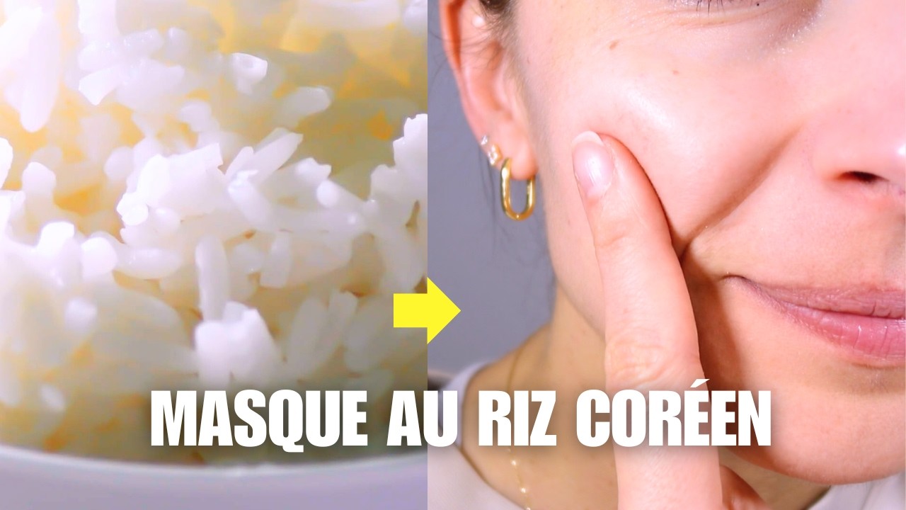 Comment faire: Un Masque de Riz Coréen à la Maison 🍚 #skincare #beauté #peau
