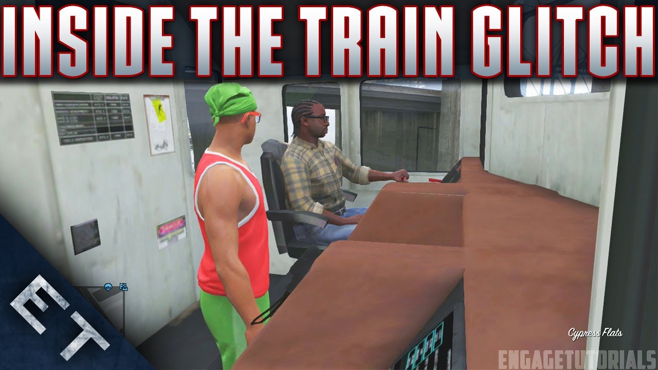 GTA V Online Glitches - How To Get Inside The Train Cockpit! (GTA Train Glitch)