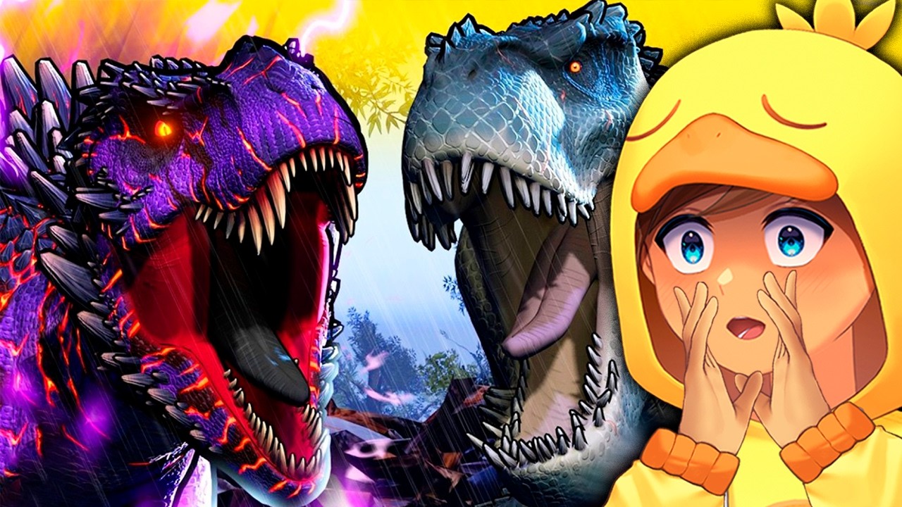 T-REX vs OMEGA 09! ( Saito Reage Batalha de Dinossauros )