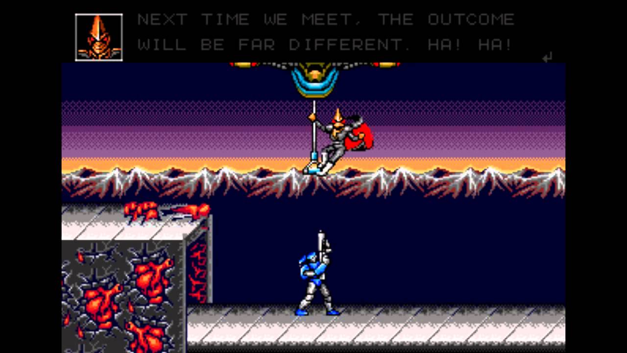 Probotector (Sega Mega Drive) - (All Endings)